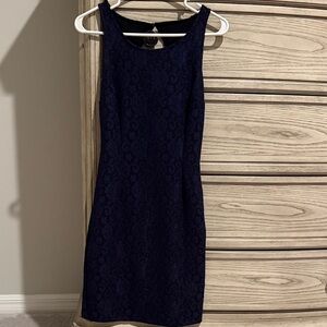 Jennifer Lopez Midnight Blue Mini Dress